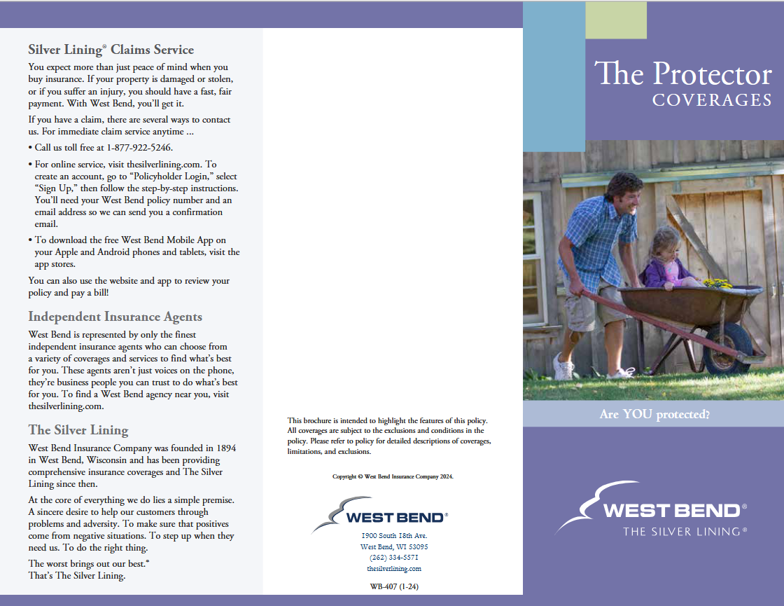 West Bend Protector Packages Comparison