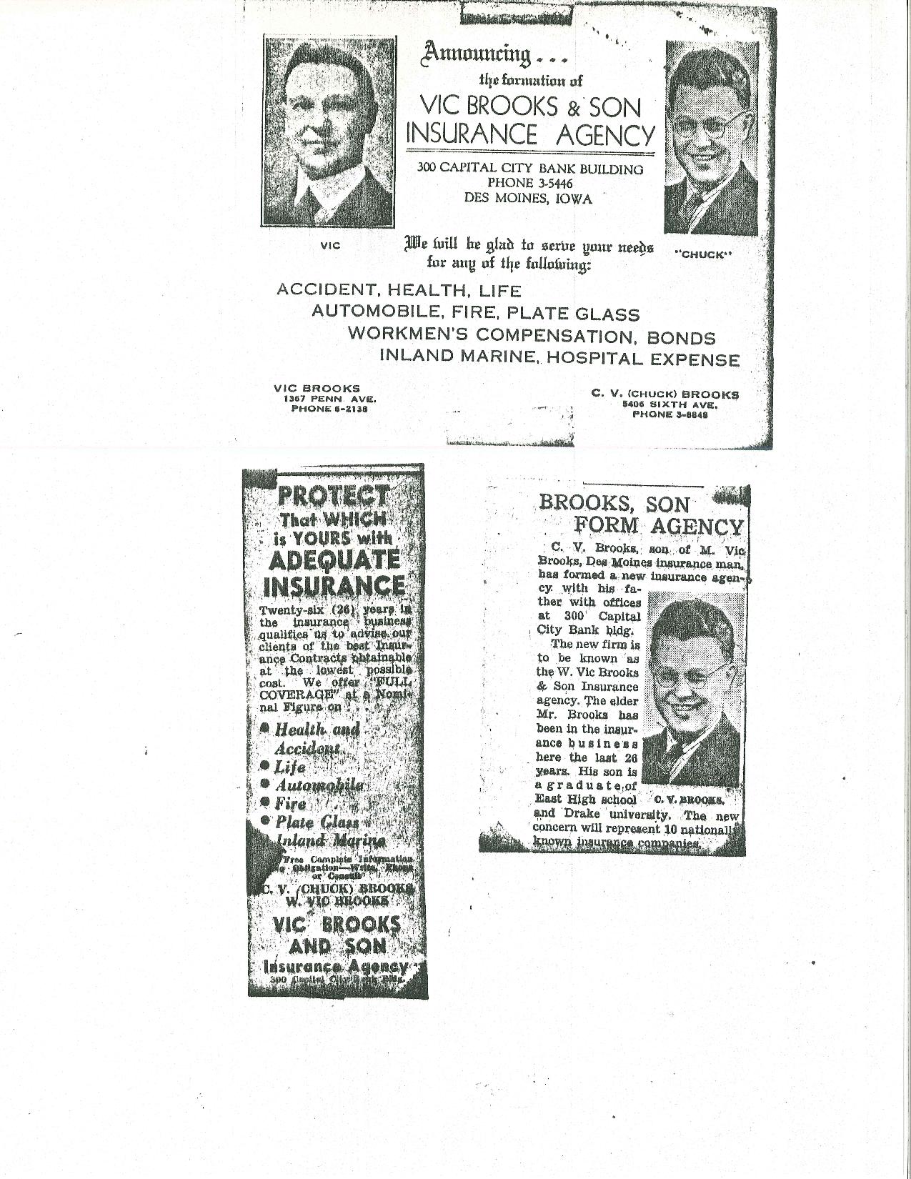 4 Vic Brooks and Son Agency